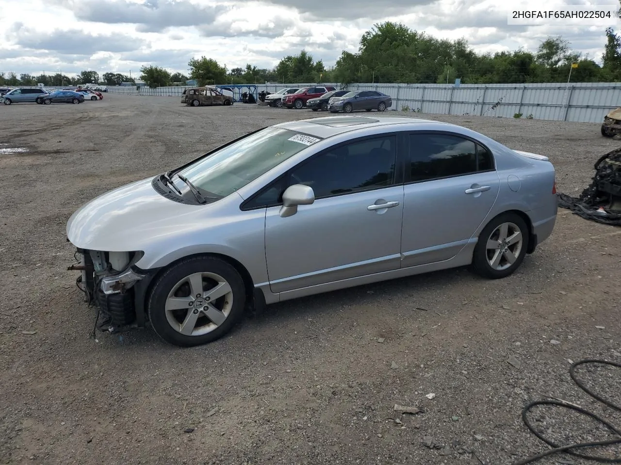 2HGFA1F65AH022504 2010 Honda Civic Lx-S