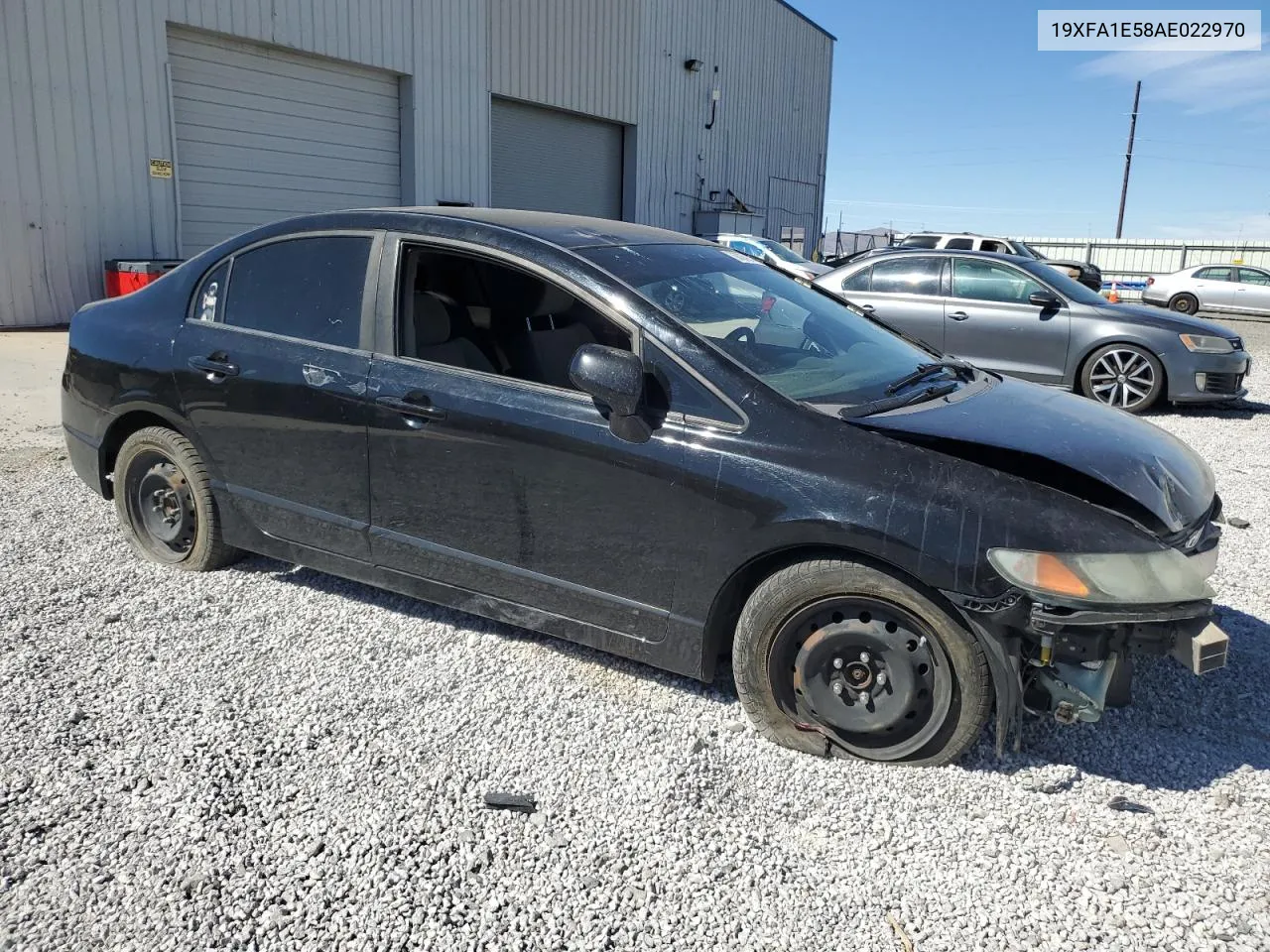 2010 Honda Civic Lx VIN: 19XFA1E58AE022970 Lot: 68039144