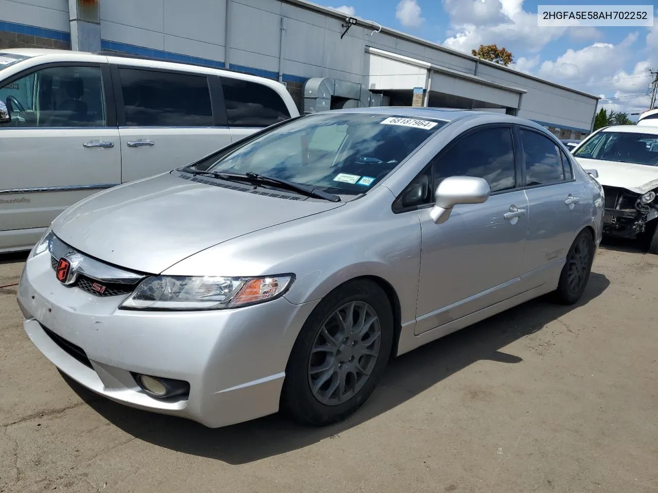 2010 Honda Civic Si VIN: 2HGFA5E58AH702252 Lot: 68187964