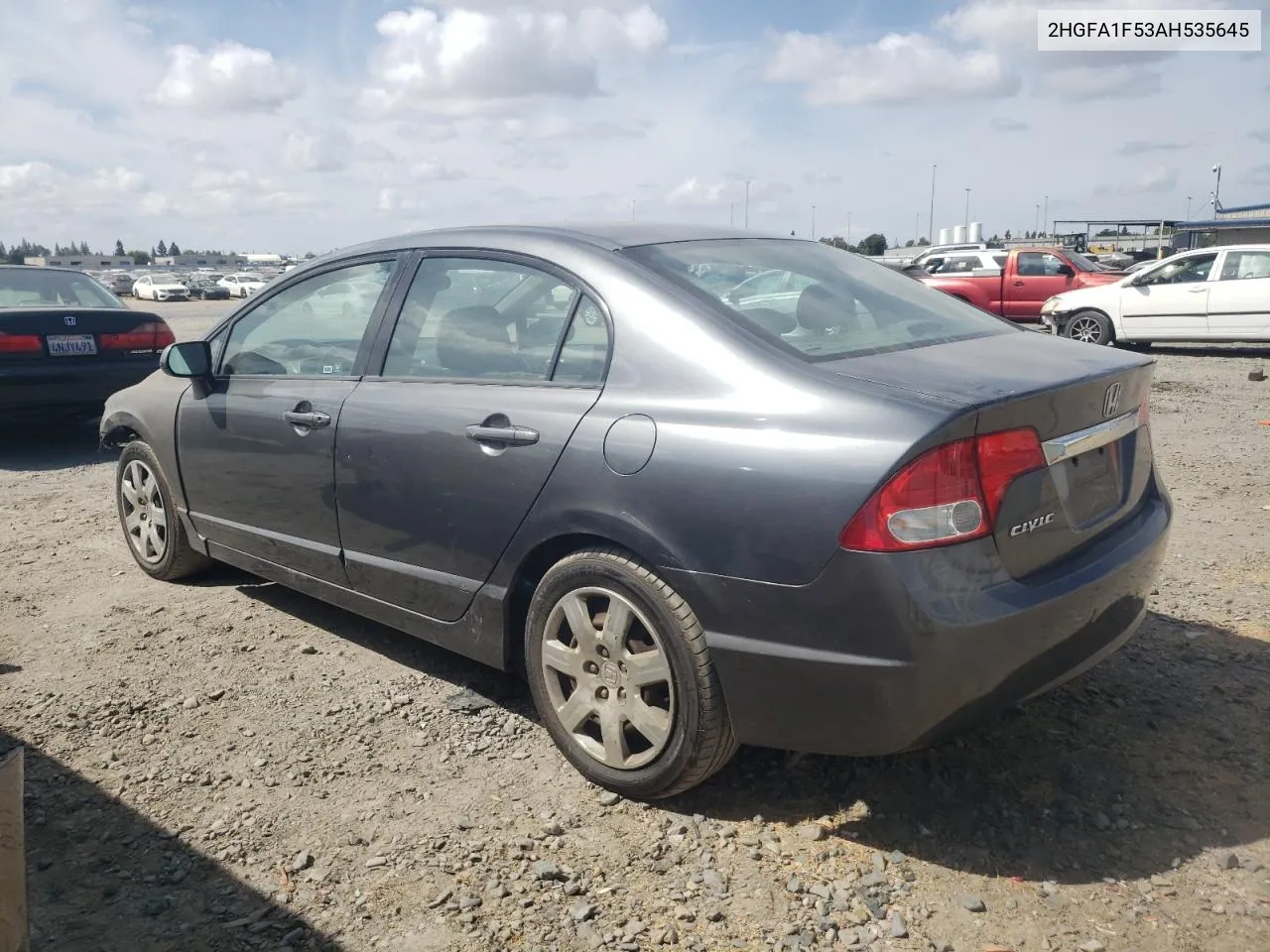 2010 Honda Civic Lx VIN: 2HGFA1F53AH535645 Lot: 68552454