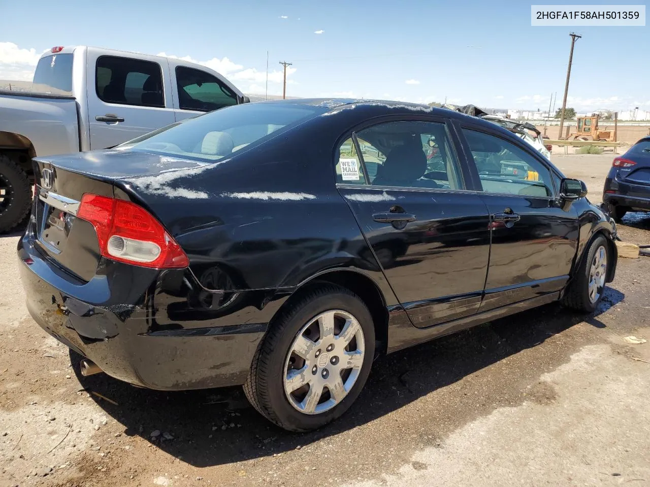 2010 Honda Civic Lx VIN: 2HGFA1F58AH501359 Lot: 68555734