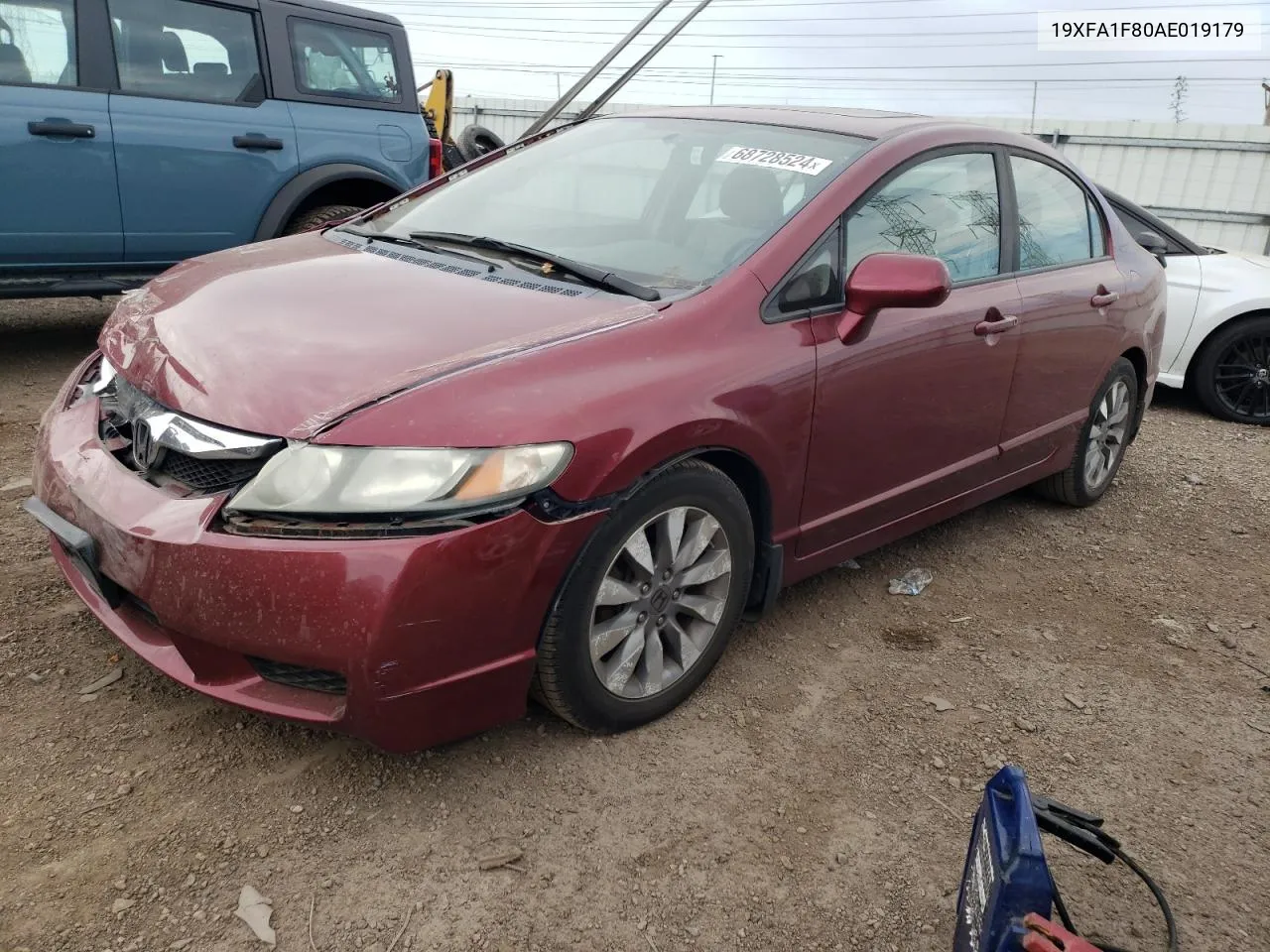 19XFA1F80AE019179 2010 Honda Civic Ex