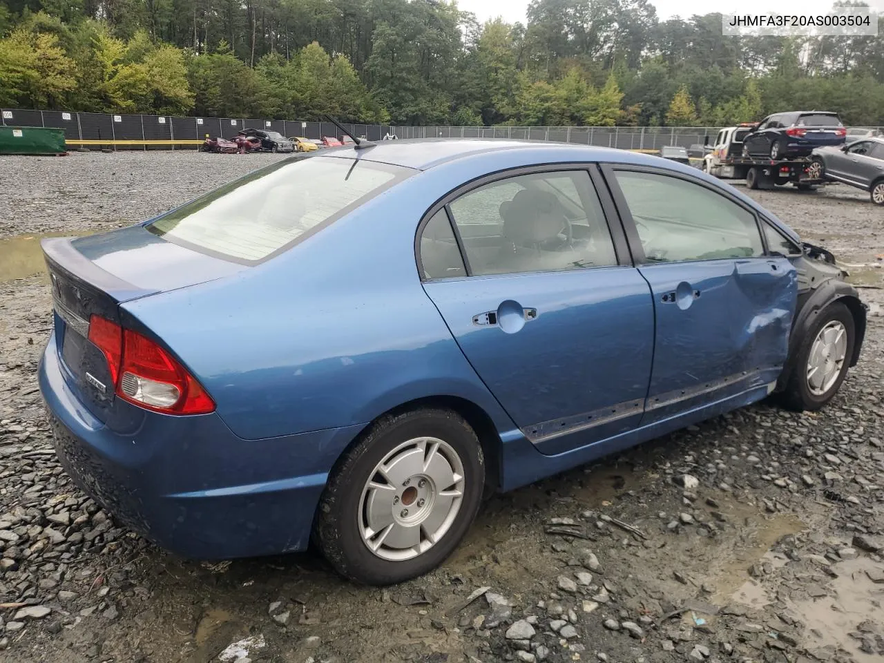 2010 Honda Civic Hybrid VIN: JHMFA3F20AS003504 Lot: 68822324