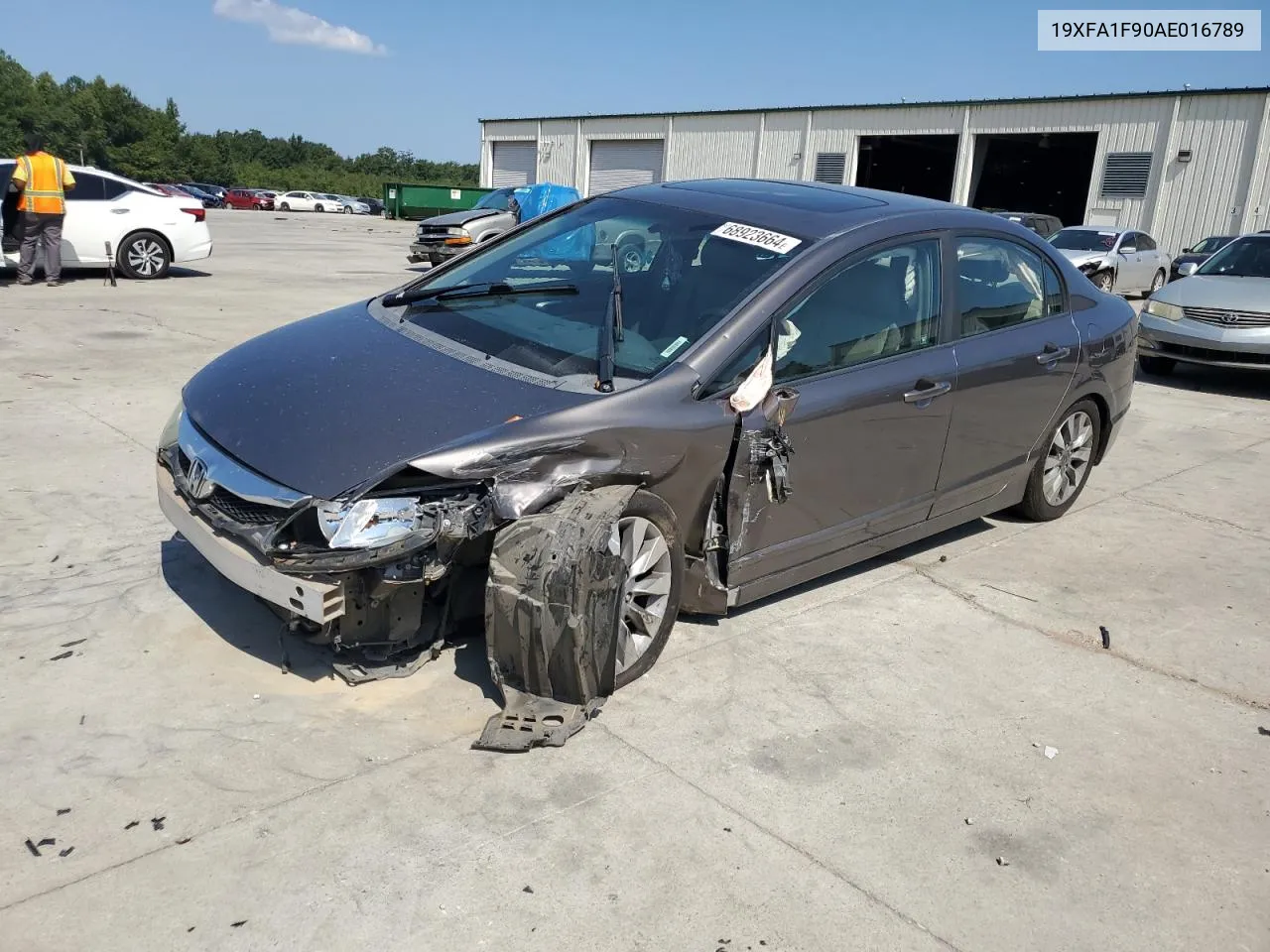 19XFA1F90AE016789 2010 Honda Civic Exl