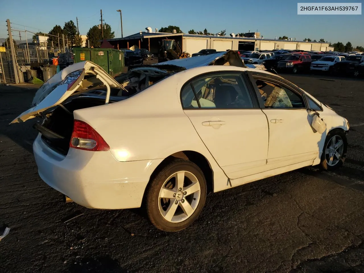 2010 Honda Civic Lx-S VIN: 2HGFA1F63AH539767 Lot: 69266554