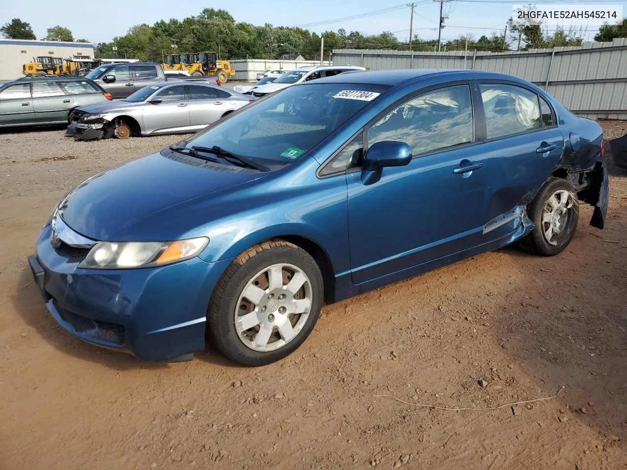 2HGFA1E52AH545214 2010 Honda Civic Lx