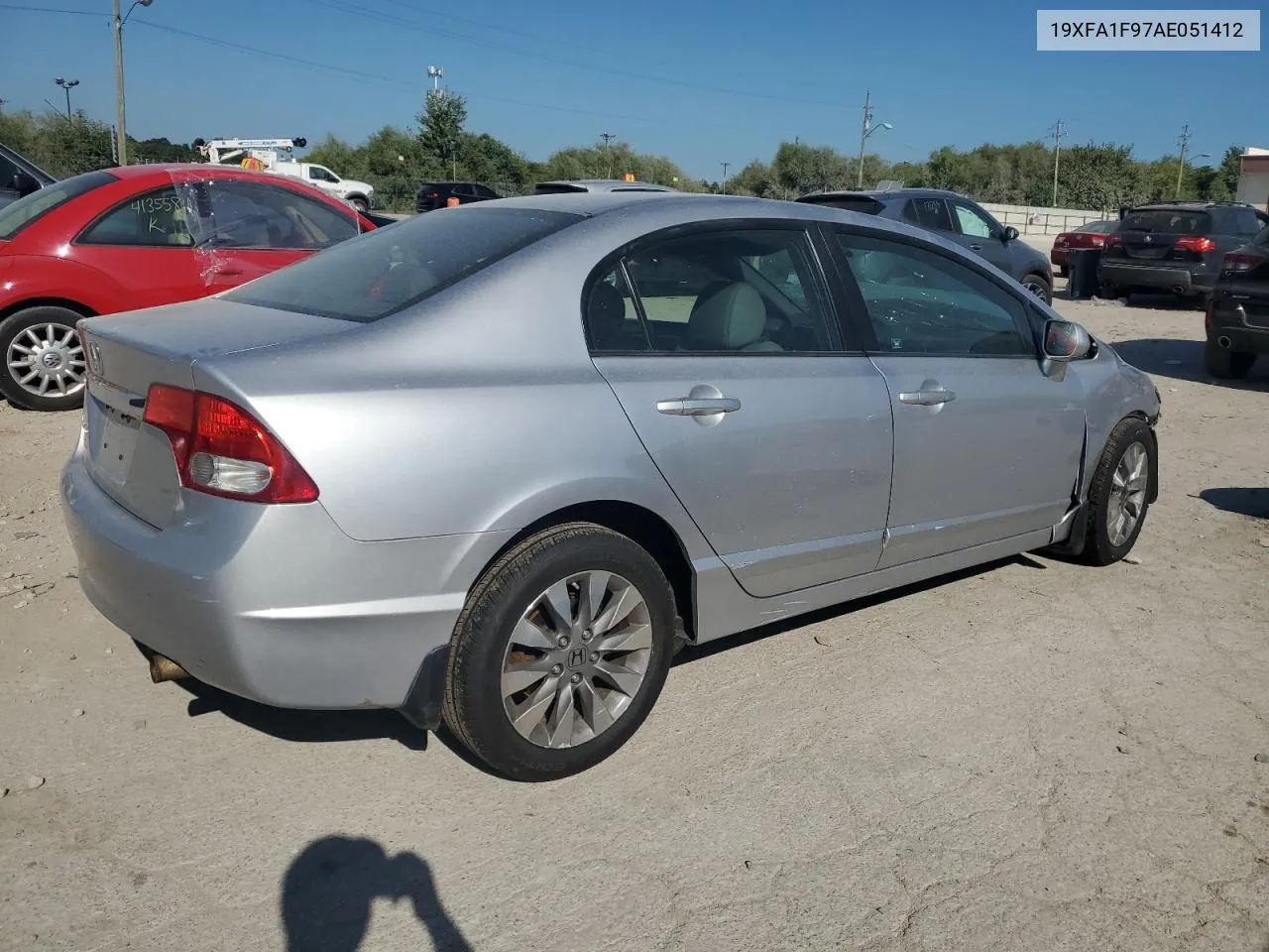 2010 Honda Civic Exl VIN: 19XFA1F97AE051412 Lot: 69296874