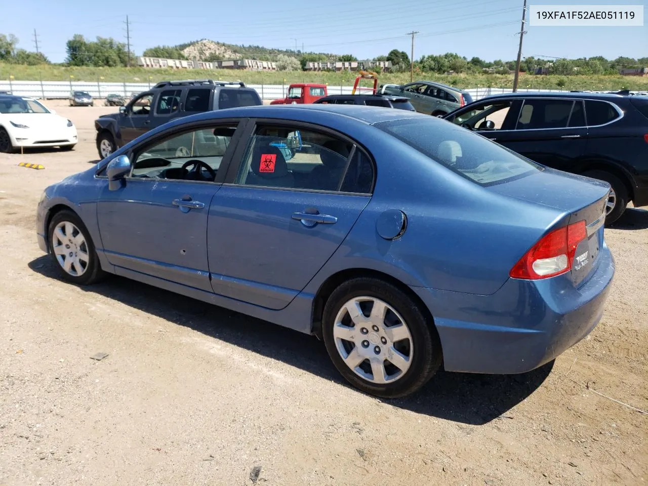 2010 Honda Civic Lx VIN: 19XFA1F52AE051119 Lot: 69337144