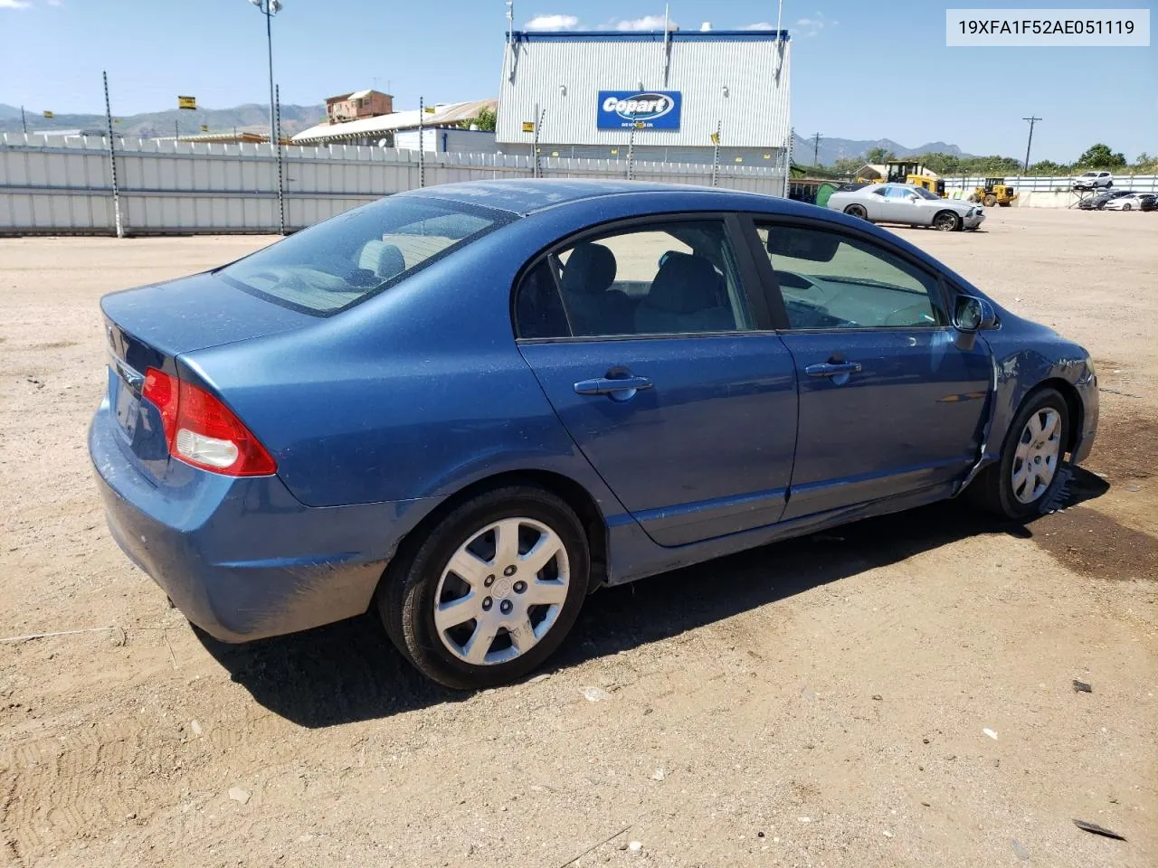 2010 Honda Civic Lx VIN: 19XFA1F52AE051119 Lot: 69337144