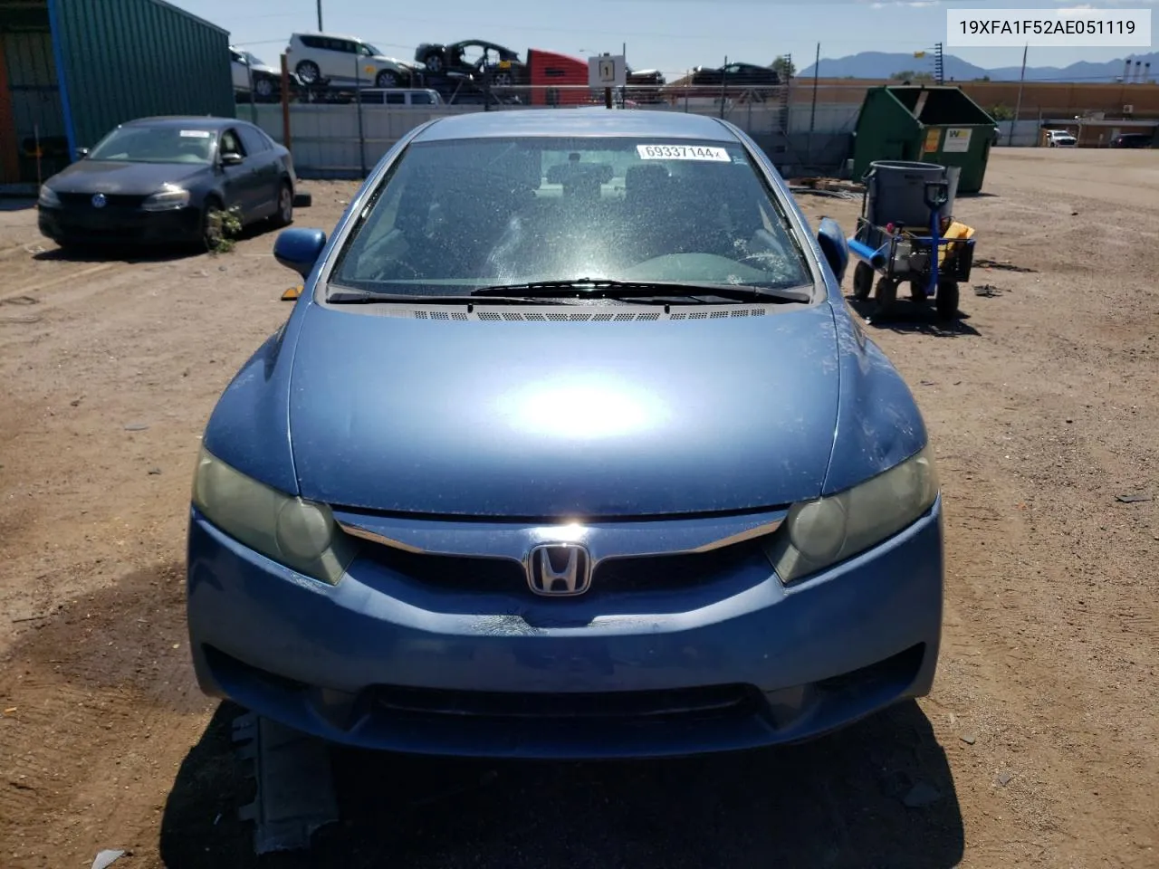 2010 Honda Civic Lx VIN: 19XFA1F52AE051119 Lot: 69337144