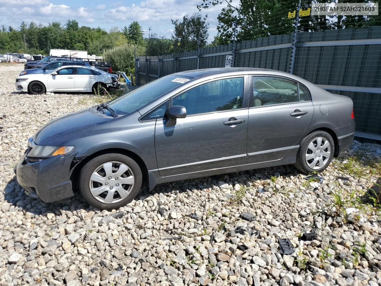 2010 Honda Civic Lx VIN: 2HGFA1F52AH321603 Lot: 69367074