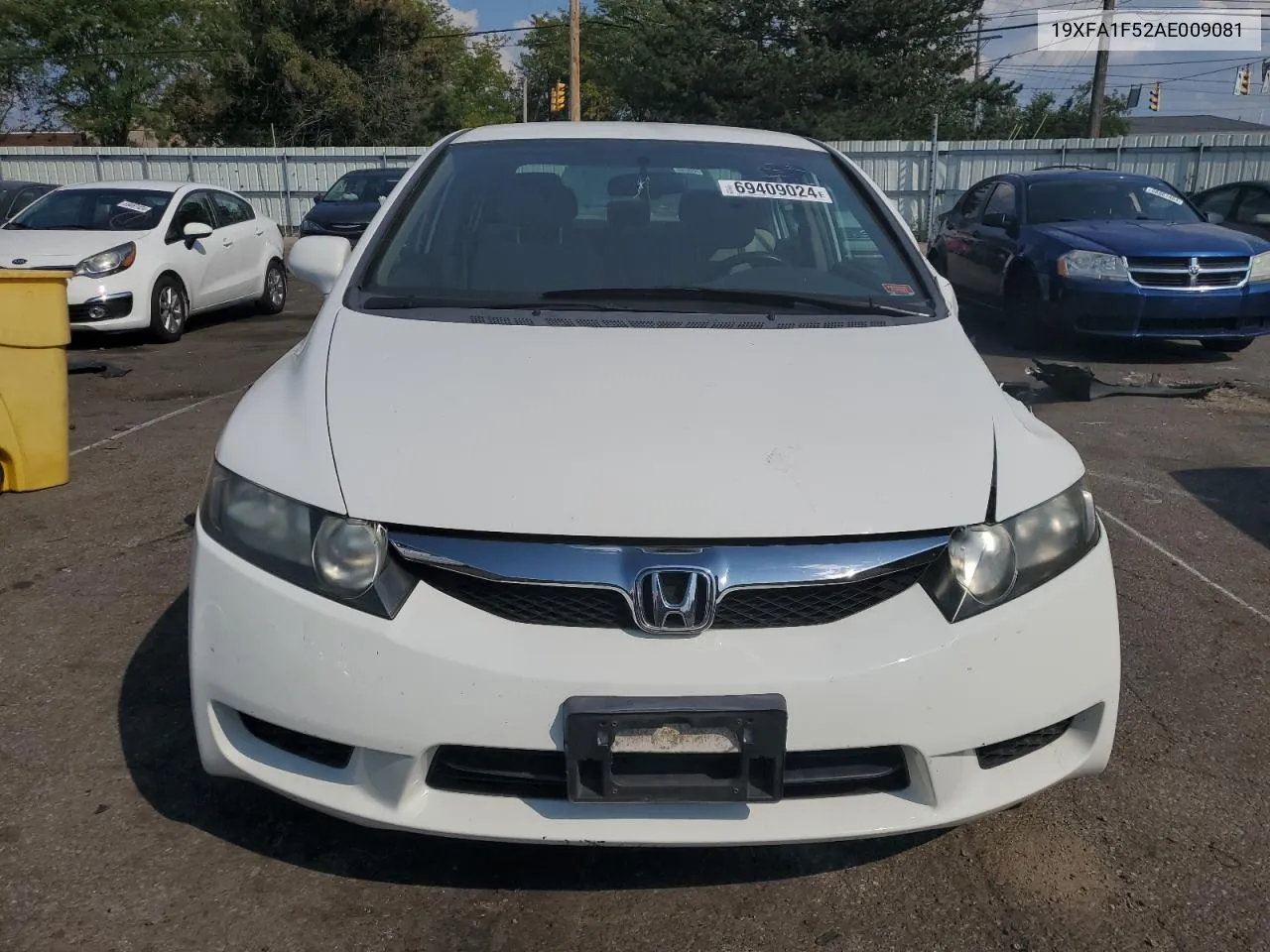 19XFA1F52AE009081 2010 Honda Civic Lx