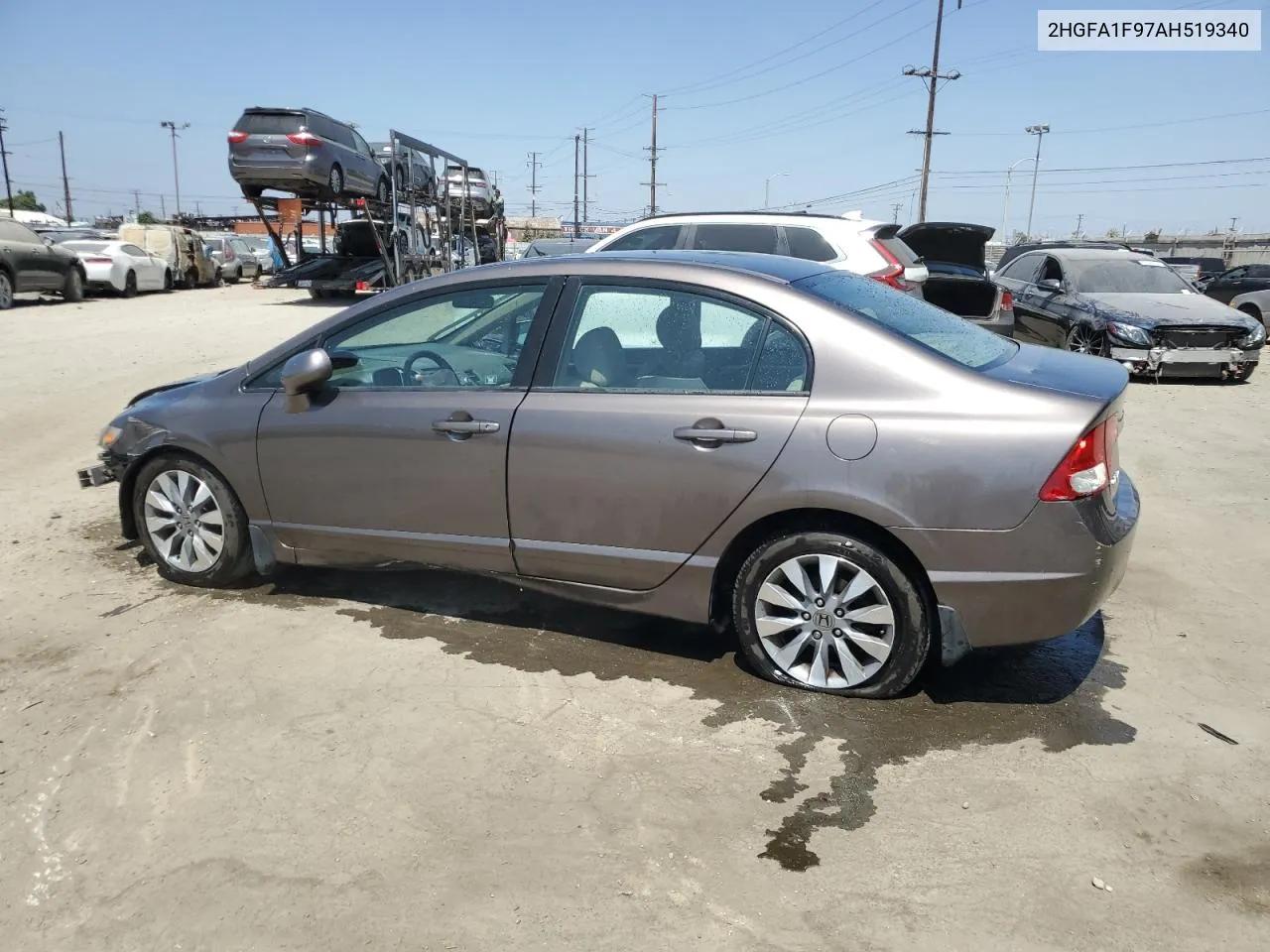 2010 Honda Civic Exl VIN: 2HGFA1F97AH519340 Lot: 69488274