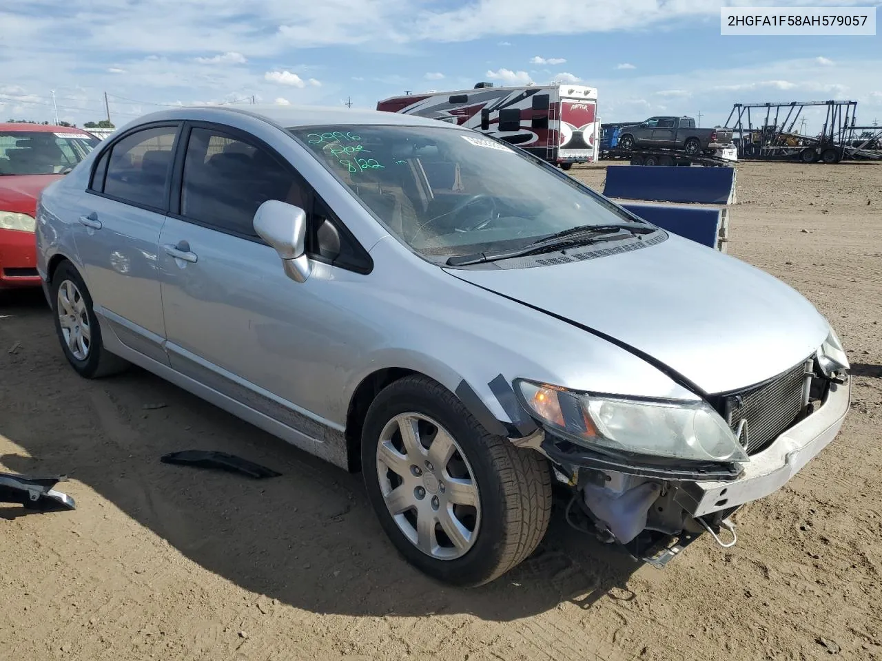 2010 Honda Civic Lx VIN: 2HGFA1F58AH579057 Lot: 69623834