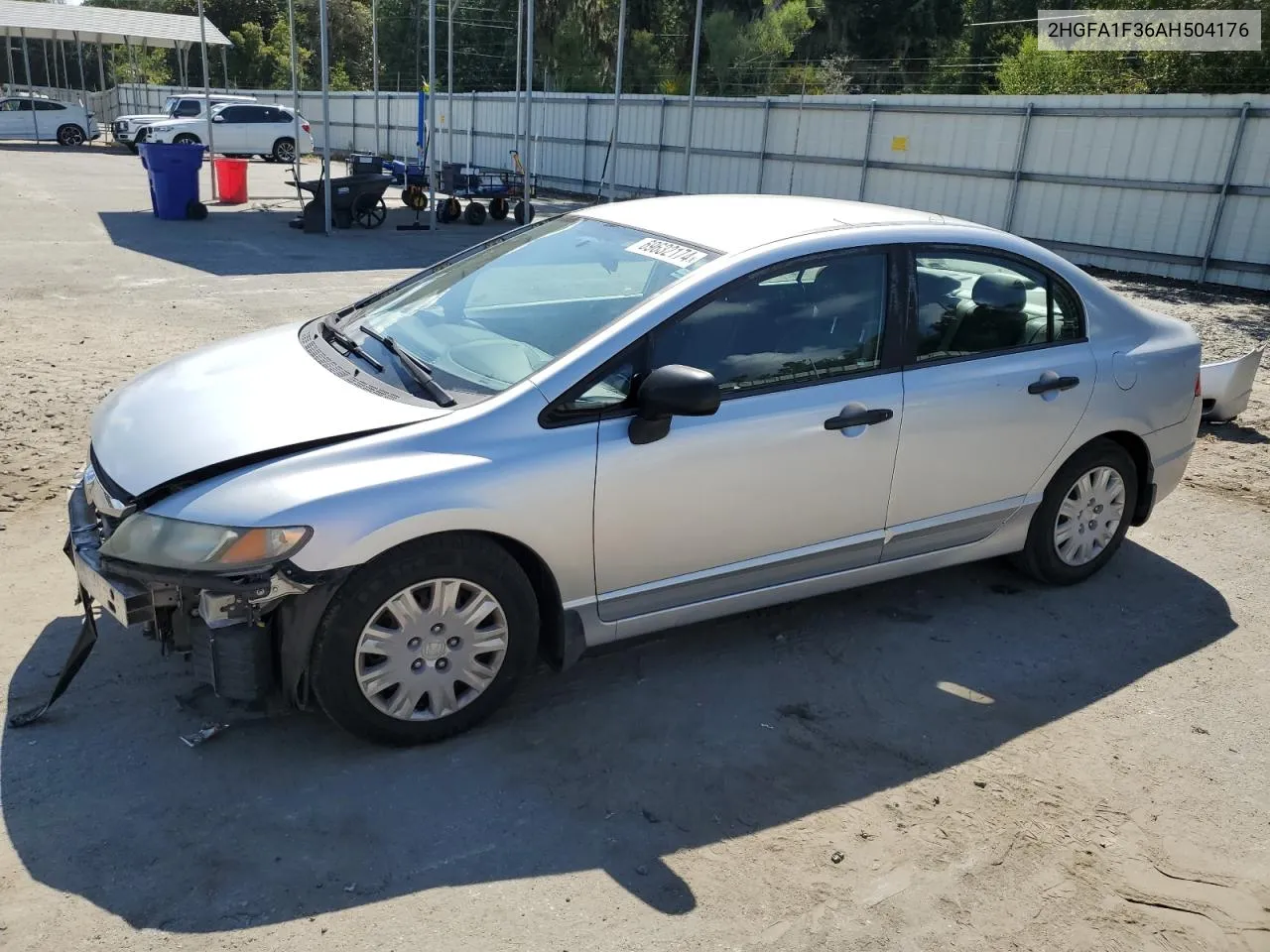 2HGFA1F36AH504176 2010 Honda Civic Vp