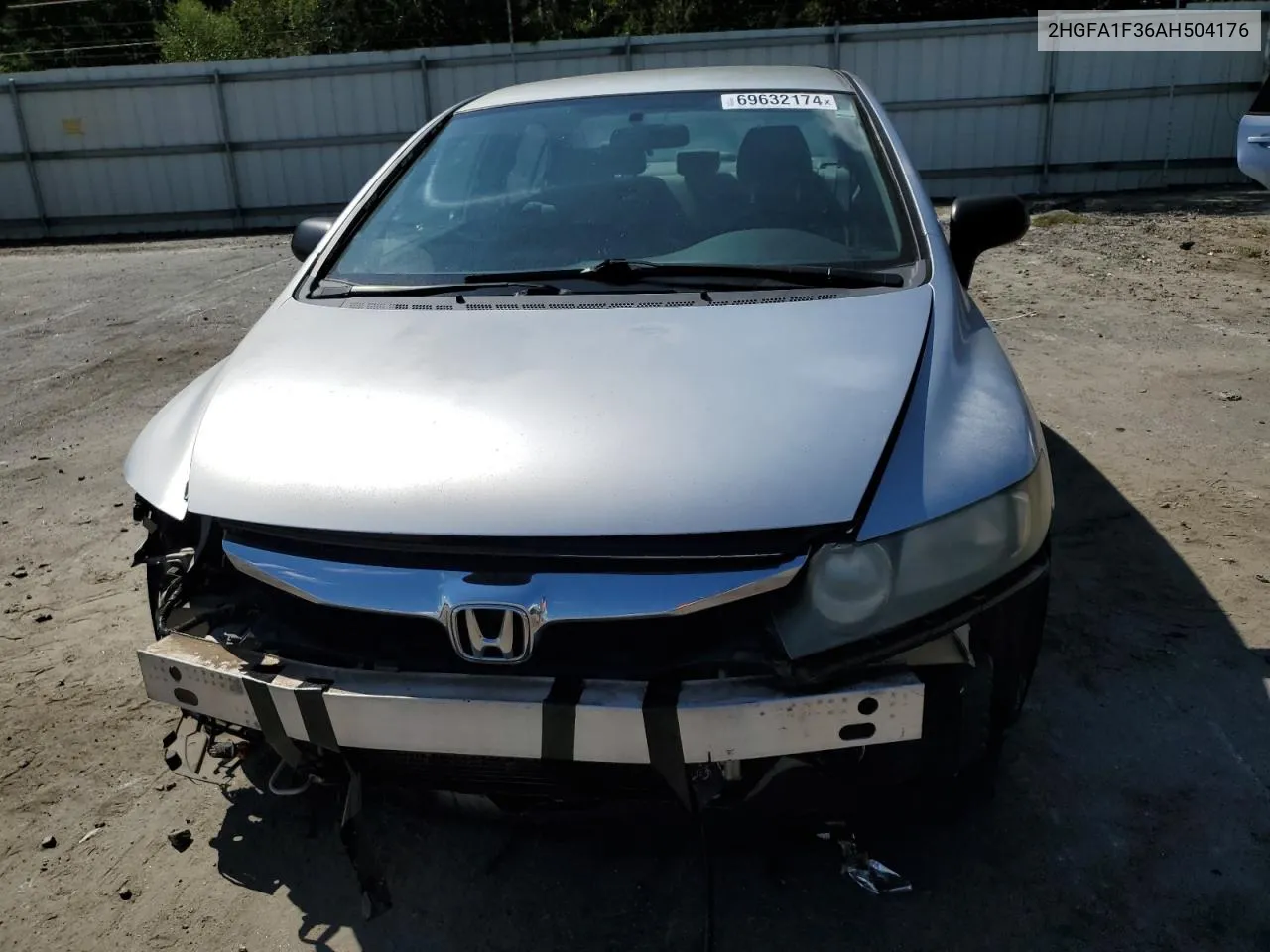 2HGFA1F36AH504176 2010 Honda Civic Vp