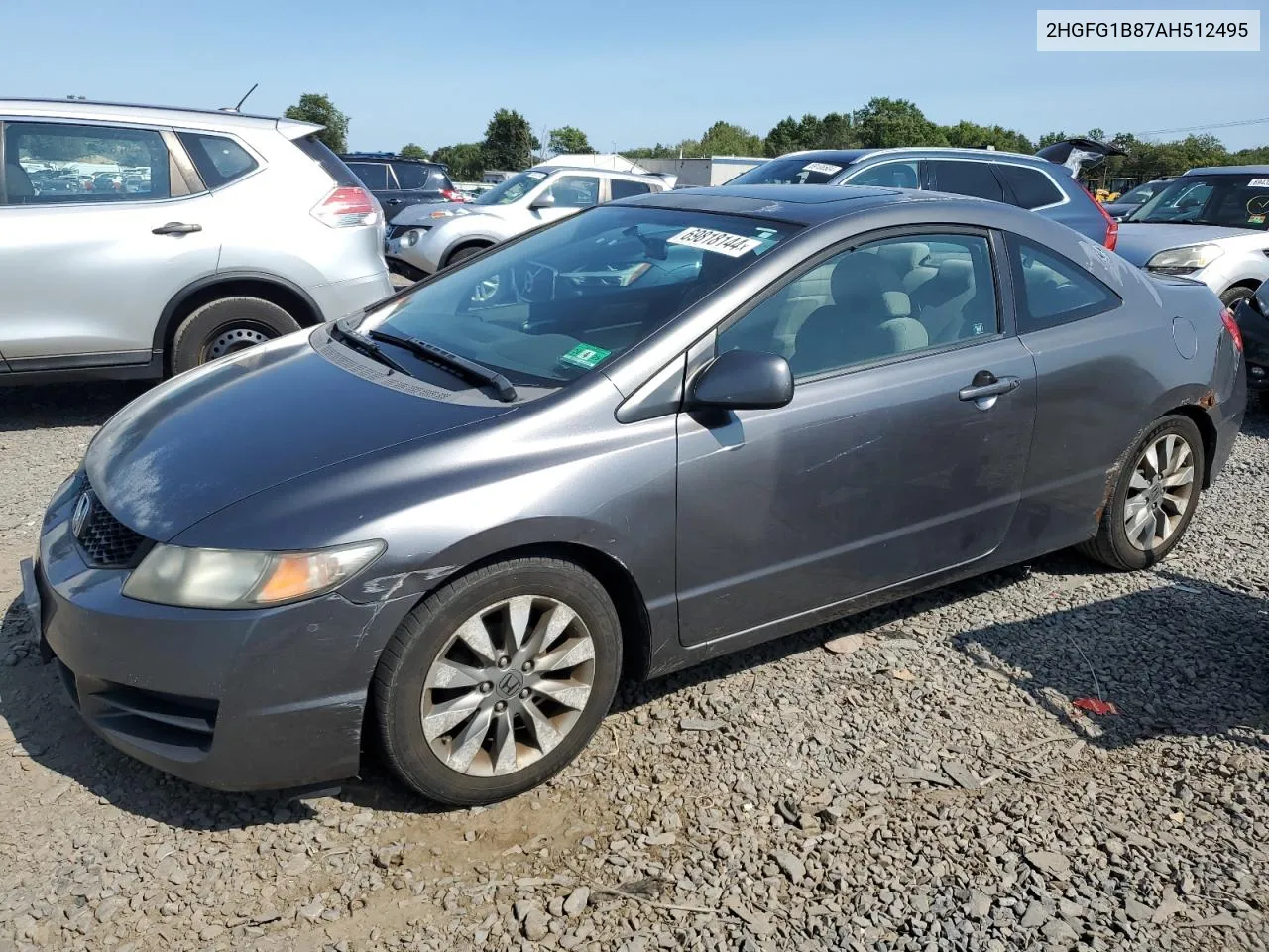 2010 Honda Civic Ex VIN: 2HGFG1B87AH512495 Lot: 69818144