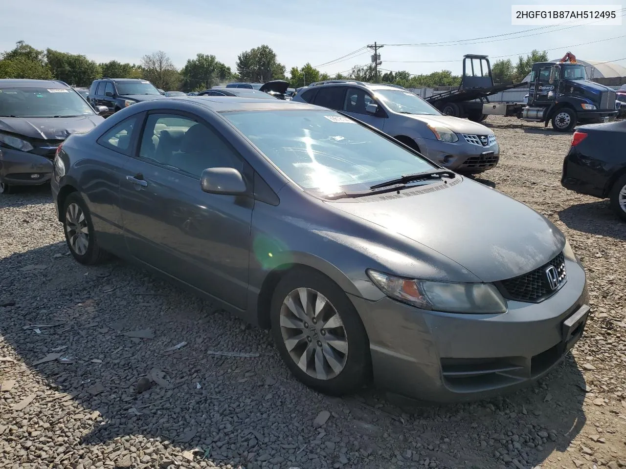 2010 Honda Civic Ex VIN: 2HGFG1B87AH512495 Lot: 69818144