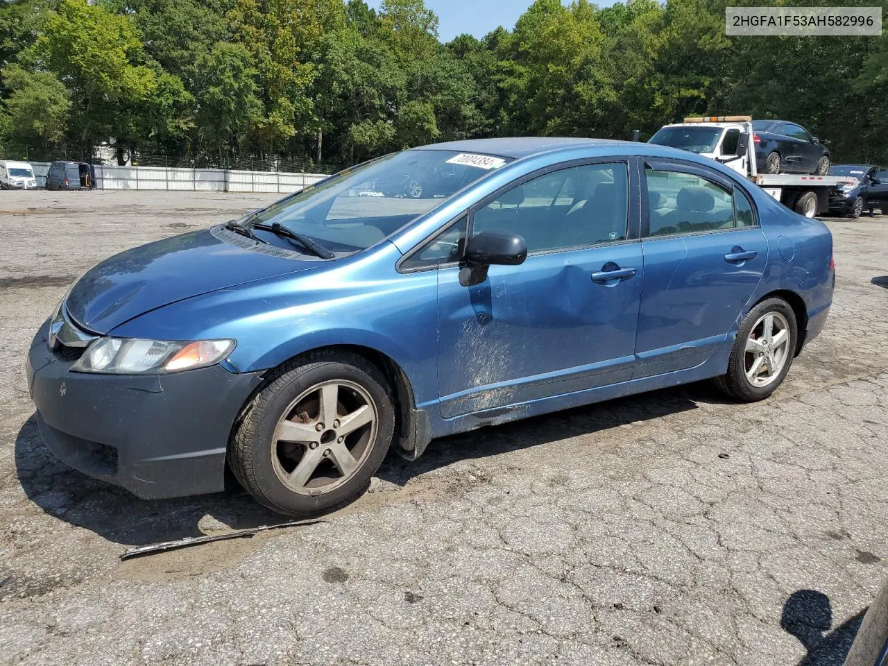 2010 Honda Civic Lx VIN: 2HGFA1F53AH582996 Lot: 70004384