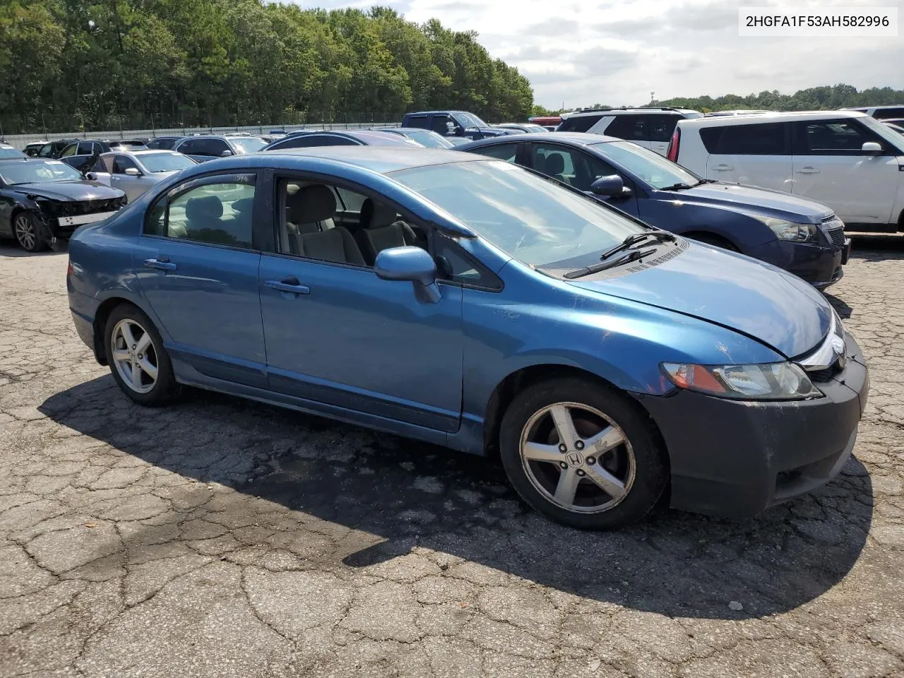 2010 Honda Civic Lx VIN: 2HGFA1F53AH582996 Lot: 70004384