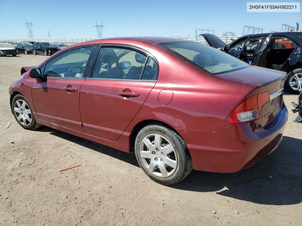 2010 Honda Civic Lx VIN: 2HGFA1F53AH502211 Lot: 70333654