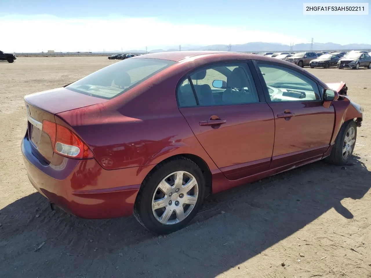 2010 Honda Civic Lx VIN: 2HGFA1F53AH502211 Lot: 70333654