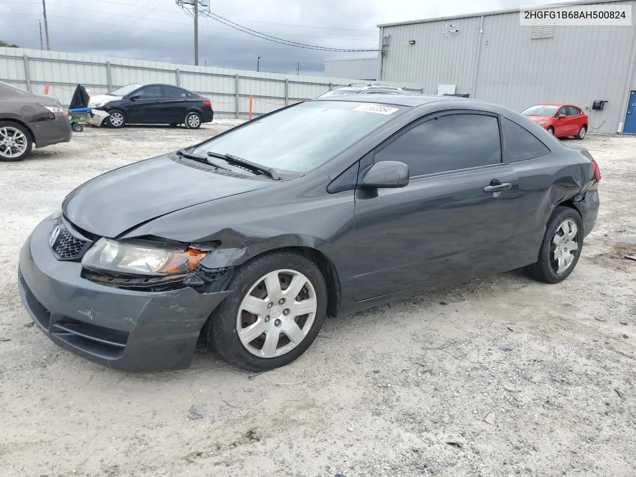 2010 Honda Civic Lx VIN: 2HGFG1B68AH500824 Lot: 70563554