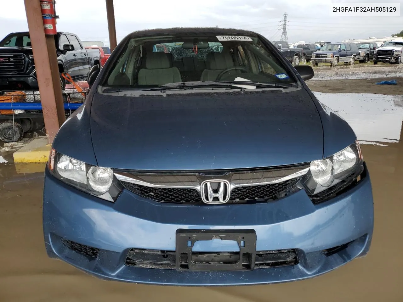 2010 Honda Civic Vp VIN: 2HGFA1F32AH505129 Lot: 70805314