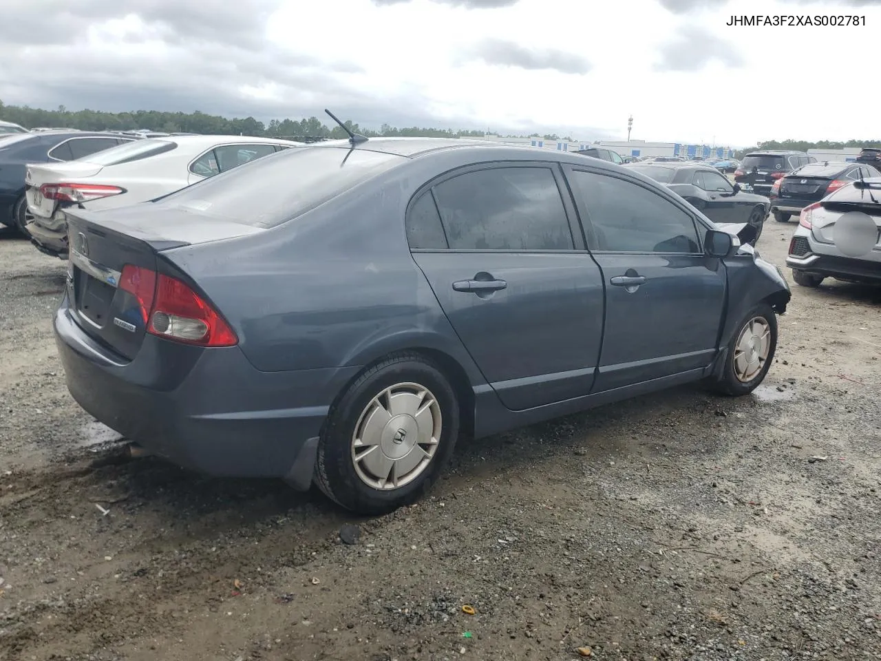 2010 Honda Civic Hybrid VIN: JHMFA3F2XAS002781 Lot: 71017784