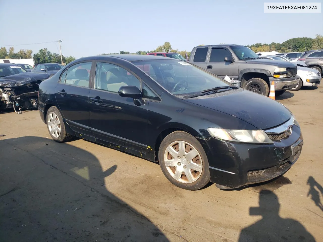 19XFA1F5XAE081274 2010 Honda Civic Lx