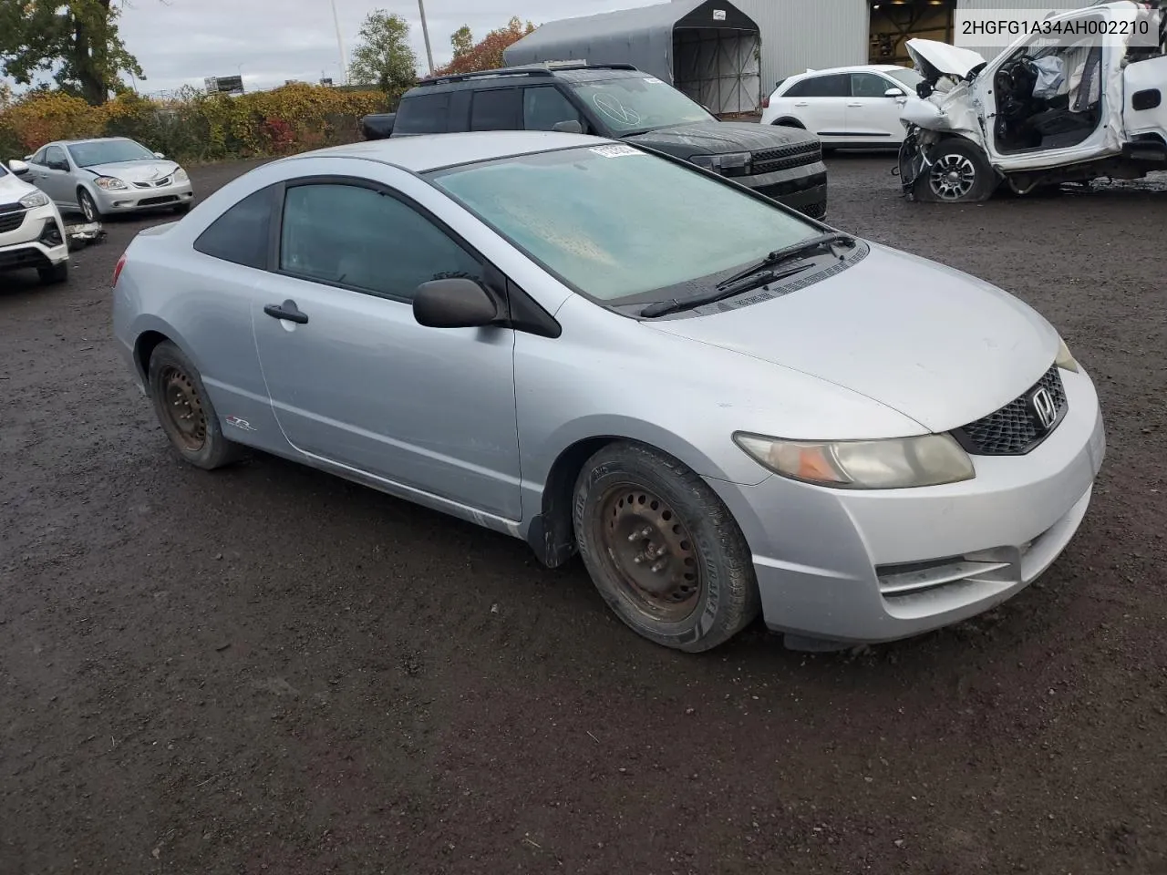 2HGFG1A34AH002210 2010 Honda Civic Dx-G