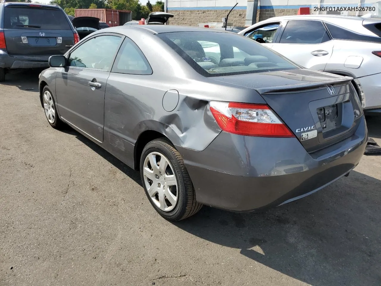 2010 Honda Civic Lx VIN: 2HGFG1A6XAH526780 Lot: 71429934