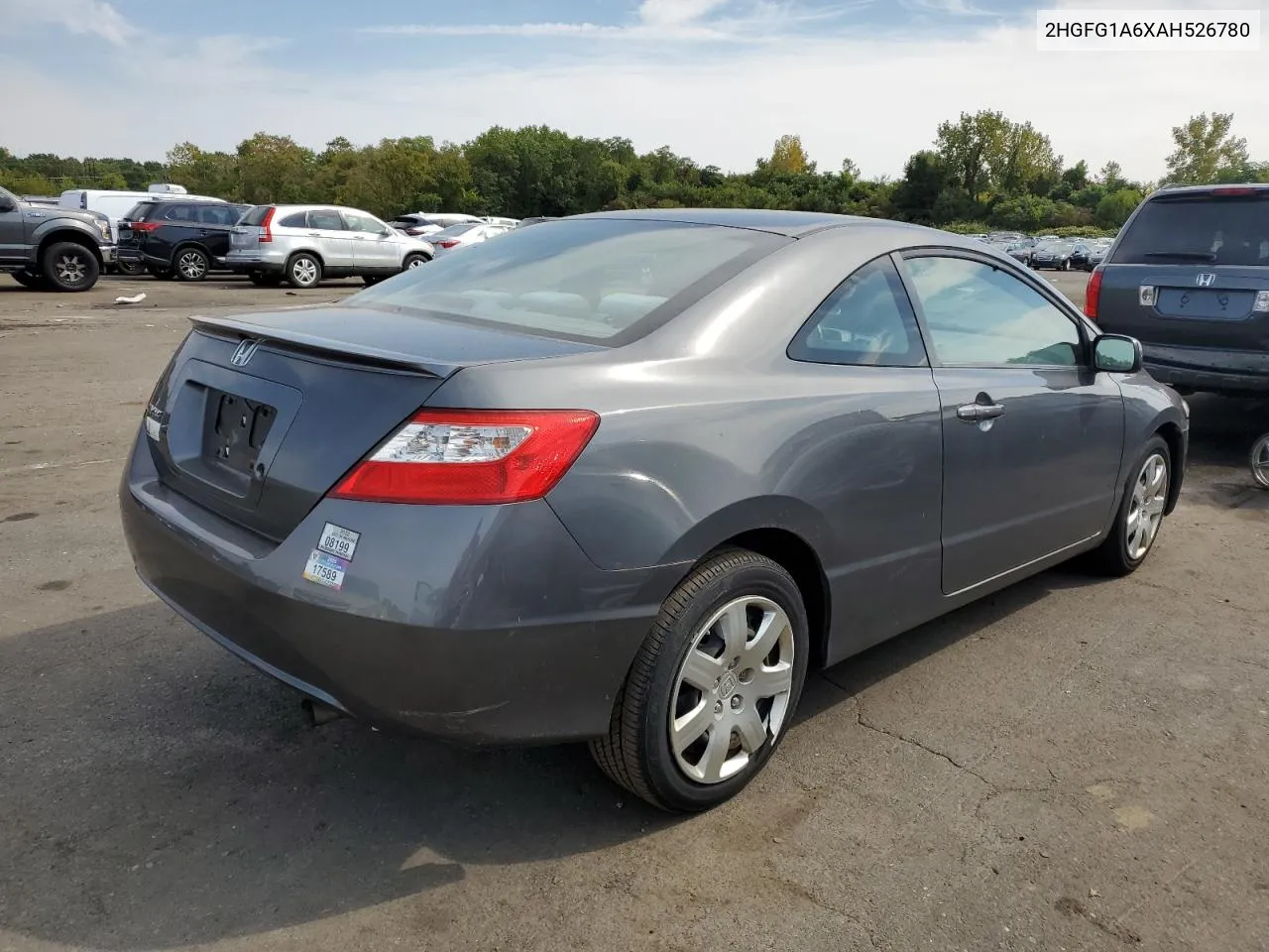 2010 Honda Civic Lx VIN: 2HGFG1A6XAH526780 Lot: 71429934