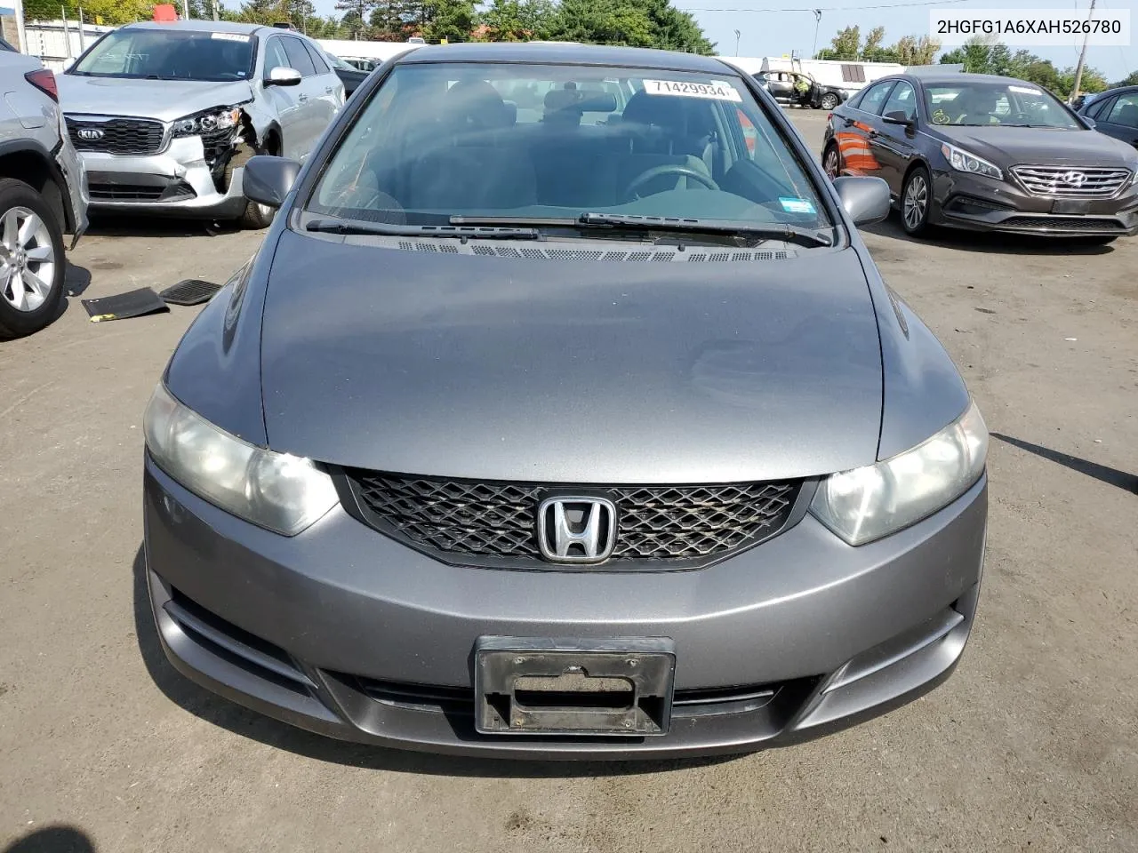 2010 Honda Civic Lx VIN: 2HGFG1A6XAH526780 Lot: 71429934