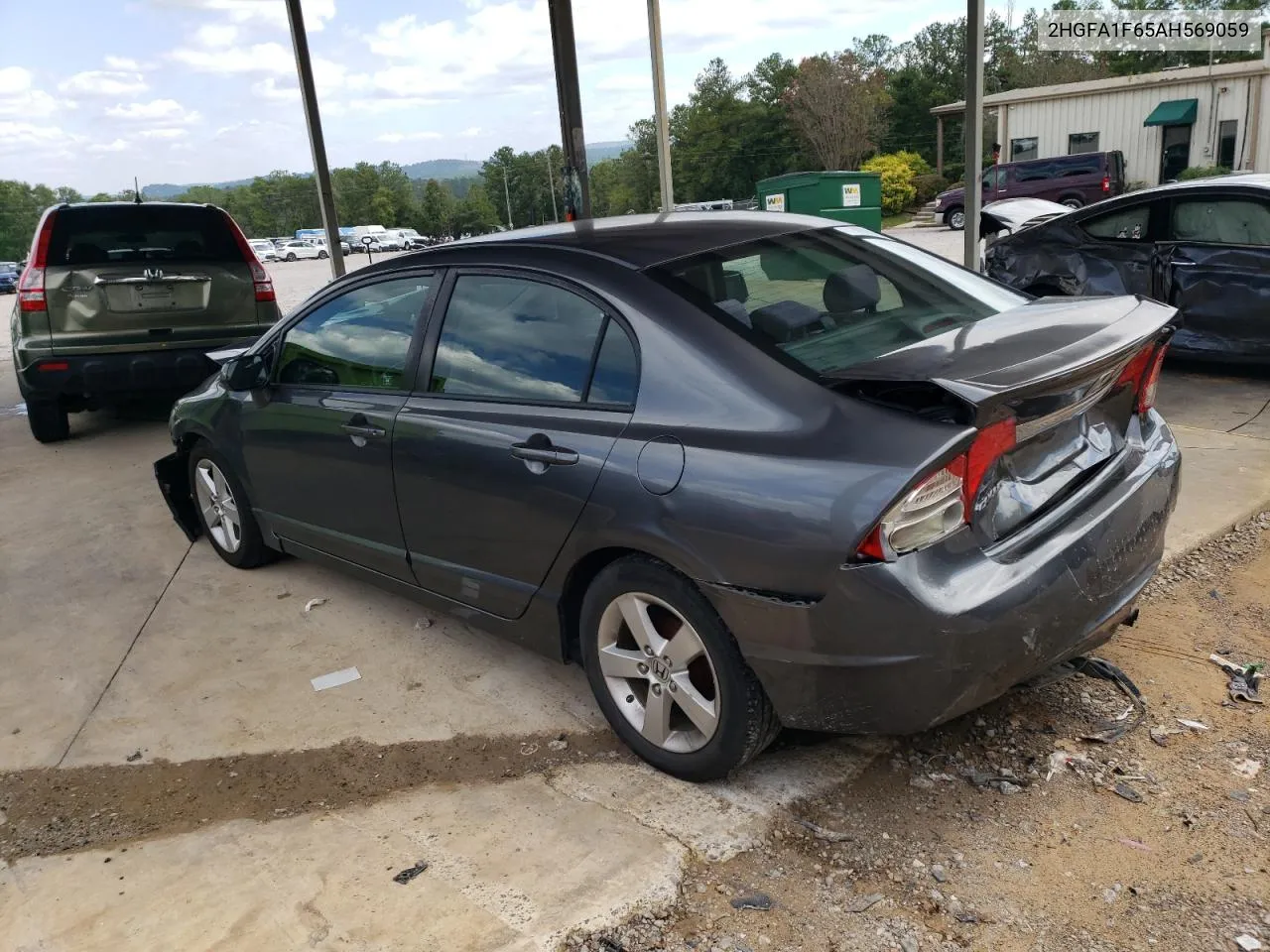 2010 Honda Civic Lx-S VIN: 2HGFA1F65AH569059 Lot: 71798064