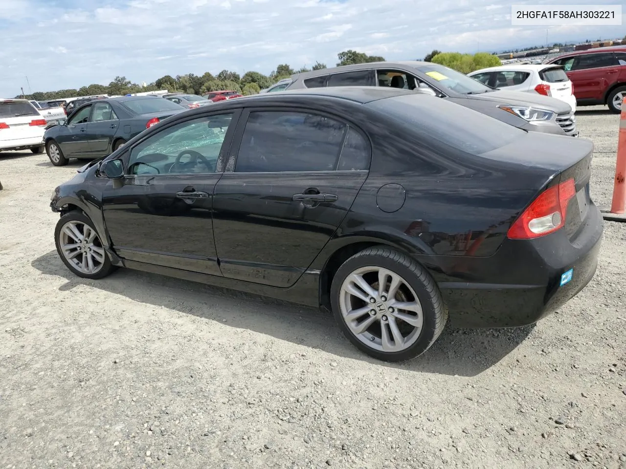 2010 Honda Civic Lx VIN: 2HGFA1F58AH303221 Lot: 72075954