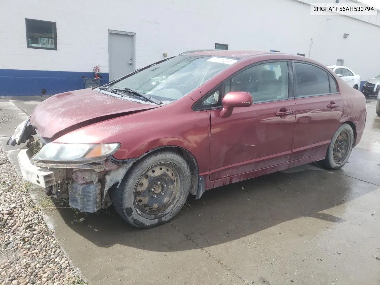 2010 Honda Civic Lx VIN: 2HGFA1F56AH530794 Lot: 72178234