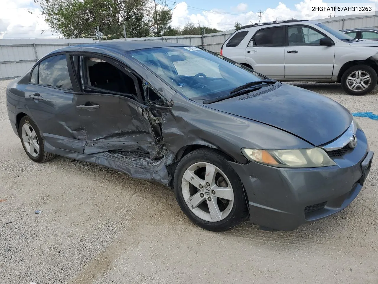 2HGFA1F67AH313263 2010 Honda Civic Lx-S