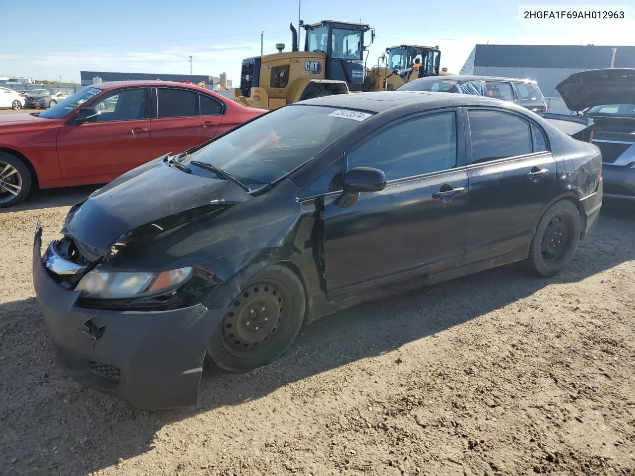 2010 Honda Civic Lx-S VIN: 2HGFA1F69AH012963 Lot: 72473374