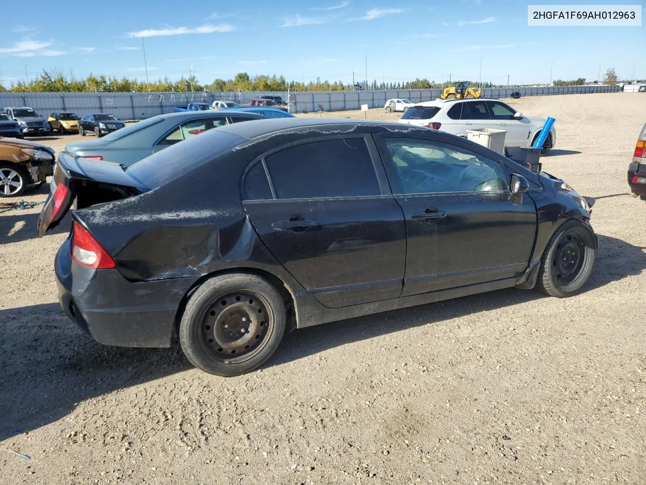 2010 Honda Civic Lx-S VIN: 2HGFA1F69AH012963 Lot: 72473374