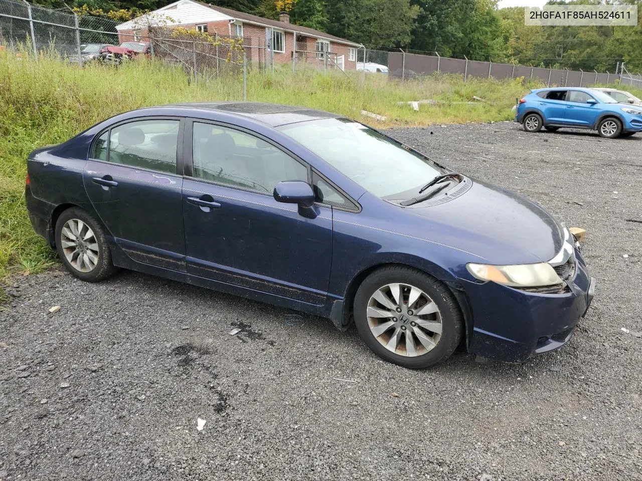 2010 Honda Civic Ex VIN: 2HGFA1F85AH524611 Lot: 72842134