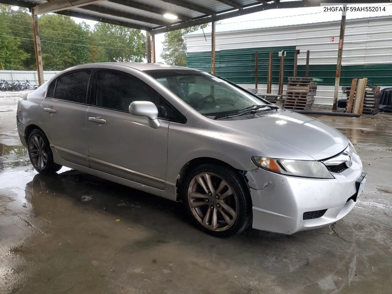 2010 Honda Civic Lx VIN: 2HGFA1F59AH552014 Lot: 72927804