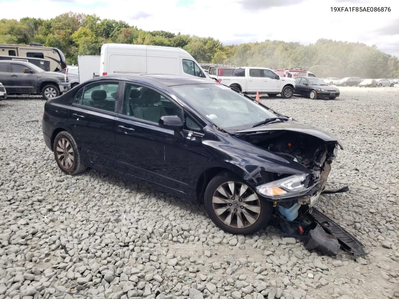 2010 Honda Civic Ex VIN: 19XFA1F85AE086876 Lot: 72963894