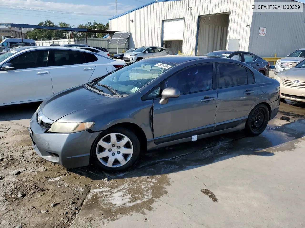 2010 Honda Civic Lx VIN: 2HGFA1F59AH330329 Lot: 73016464