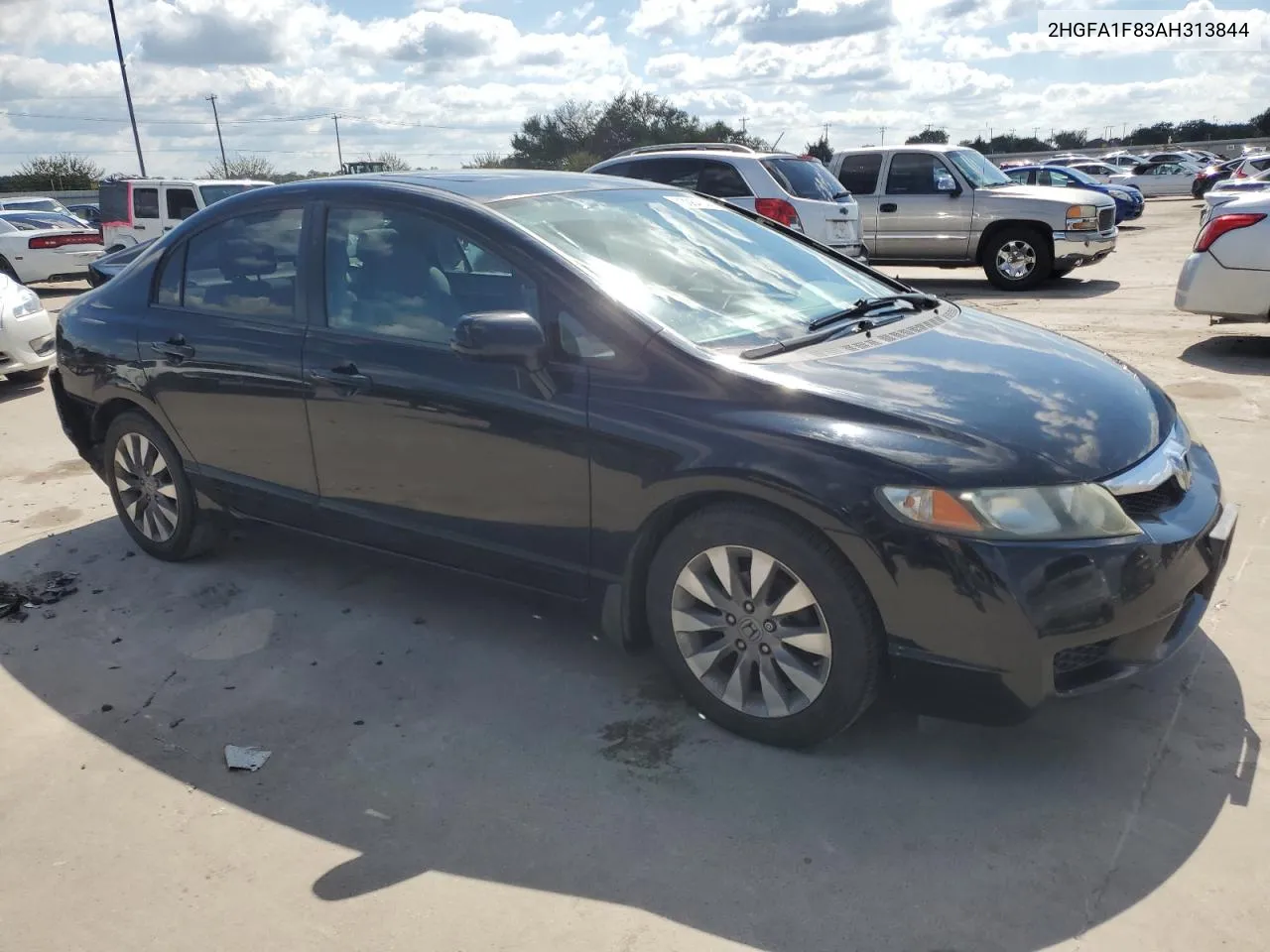 2010 Honda Civic Ex VIN: 2HGFA1F83AH313844 Lot: 73084144