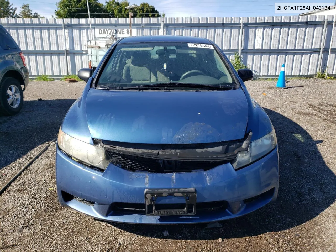 2010 Honda Civic Dx VIN: 2HGFA1F28AH043134 Lot: 73279444