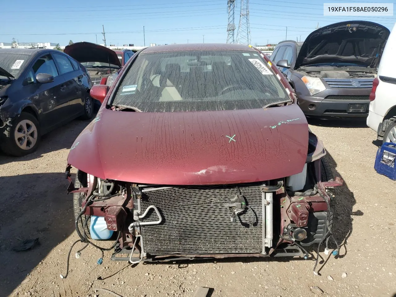 19XFA1F58AE050296 2010 Honda Civic Lx