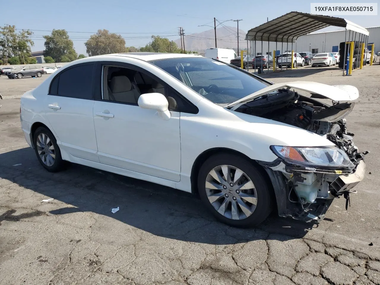 2010 Honda Civic Ex VIN: 19XFA1F8XAE050715 Lot: 73505944