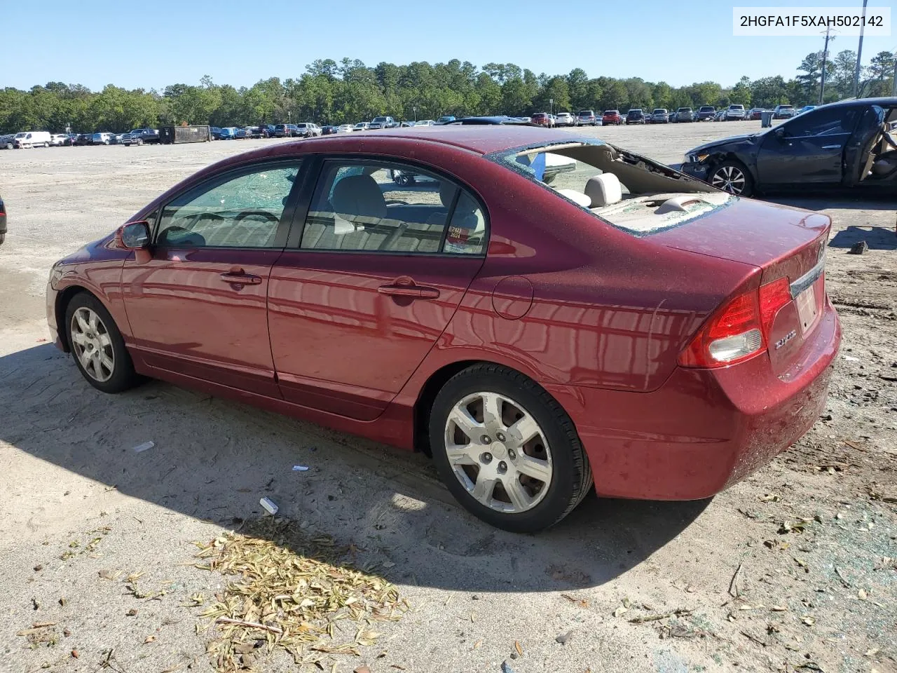 2010 Honda Civic Lx VIN: 2HGFA1F5XAH502142 Lot: 73622554