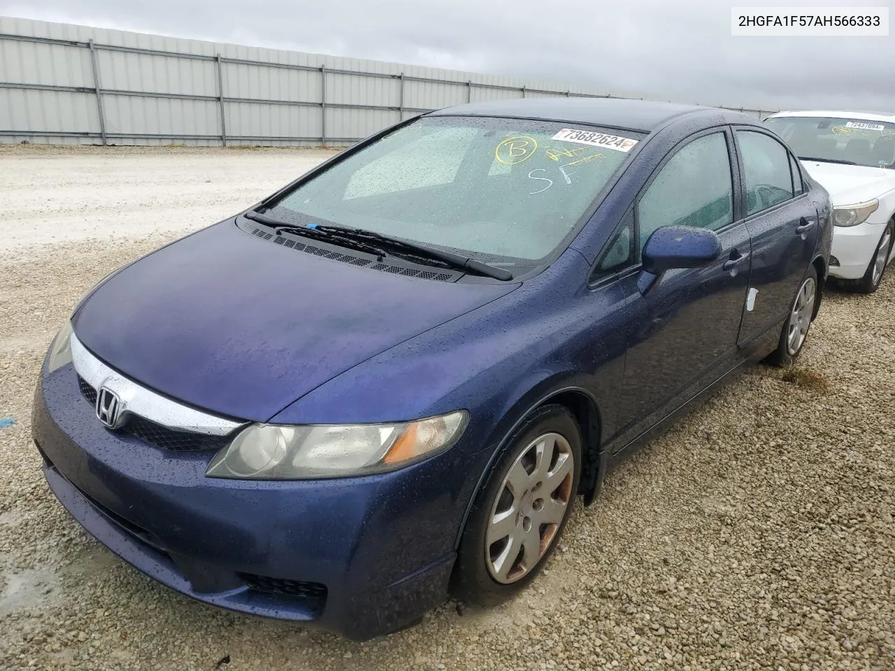 2010 Honda Civic Lx VIN: 2HGFA1F57AH566333 Lot: 73682624